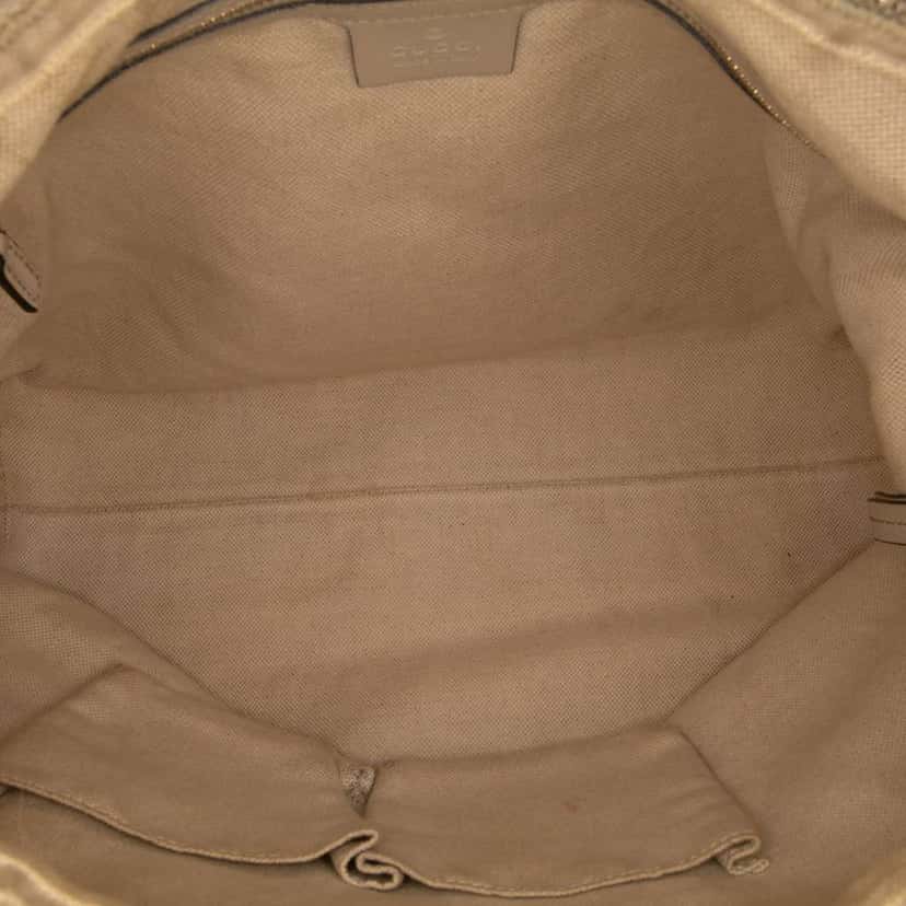 Gucci Small Guccissima Miss GG Hobo Brown Leather Good condition - Model View