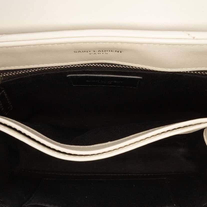 Saint Laurent Toy Matelasse Leather Monogram LouLou Crossbody Brown Leather Good condition - Model View