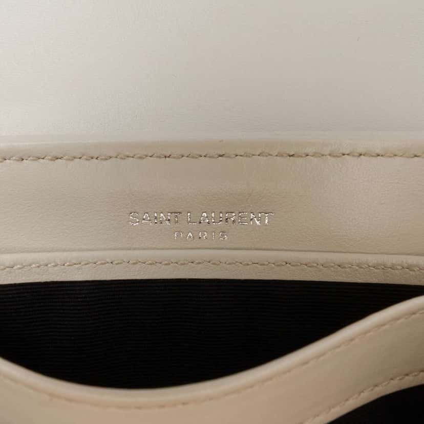Saint Laurent Toy Matelasse Leather Monogram LouLou Crossbody Brown Leather Good condition - Box View