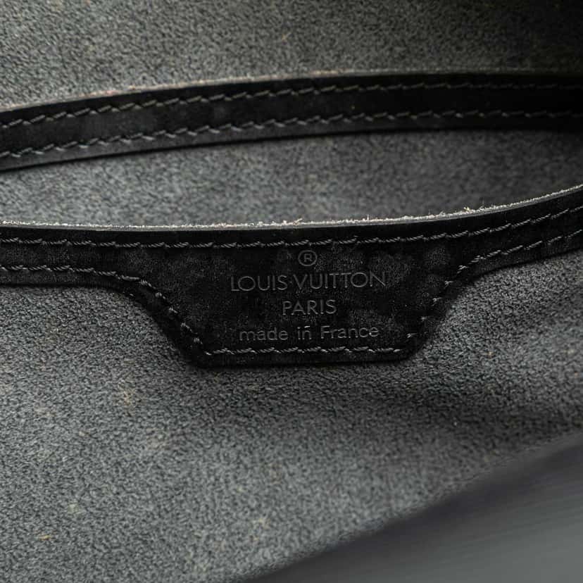 Louis Vuitton Epi Soufflot Black Leather Fair condition - Box View