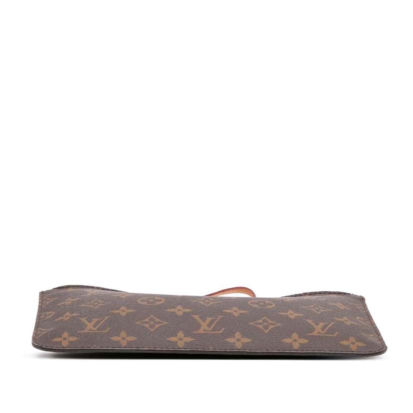 Louis Vuitton Monogram Neverfull Pouch Brown Good condition - Inside View