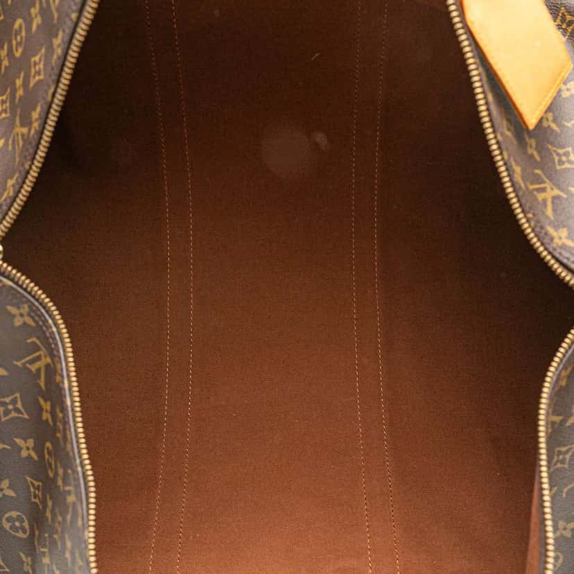 Louis Vuitton Monogram Keepall 60 Brown Good condition - Model View