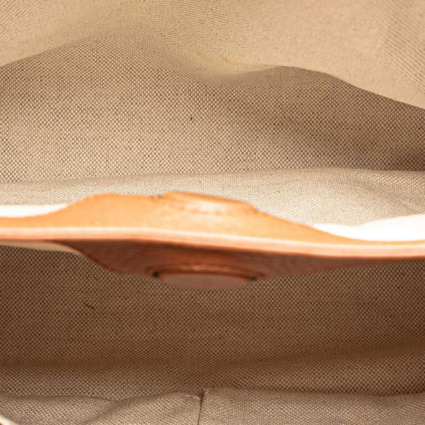 Gucci Small Calfskin Bamboo Shopper Satchel Brown Leather Very good condition - Model View