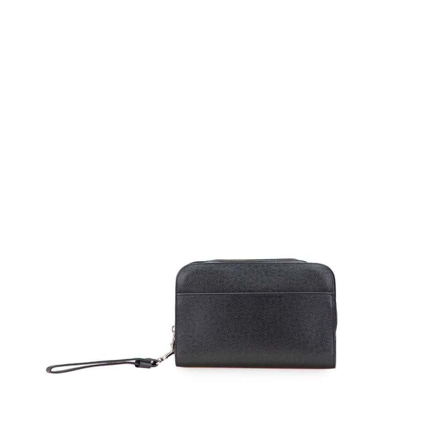 Louis Vuitton Taiga Baikal Black Leather Good condition - Back View