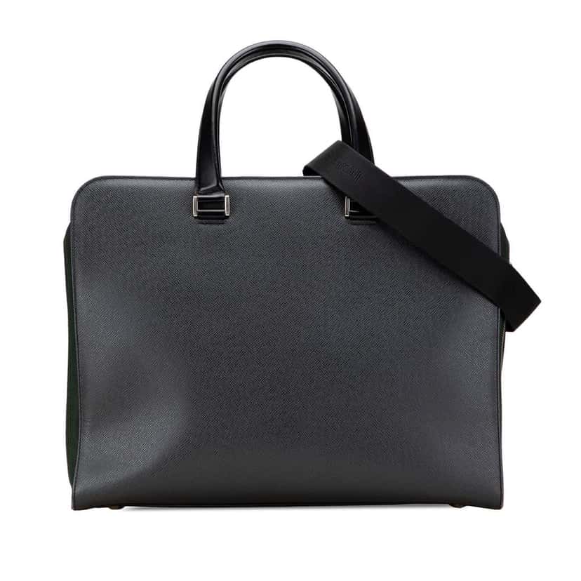 Louis Vuitton Taiga Nevski Black Leather Good condition - Front View