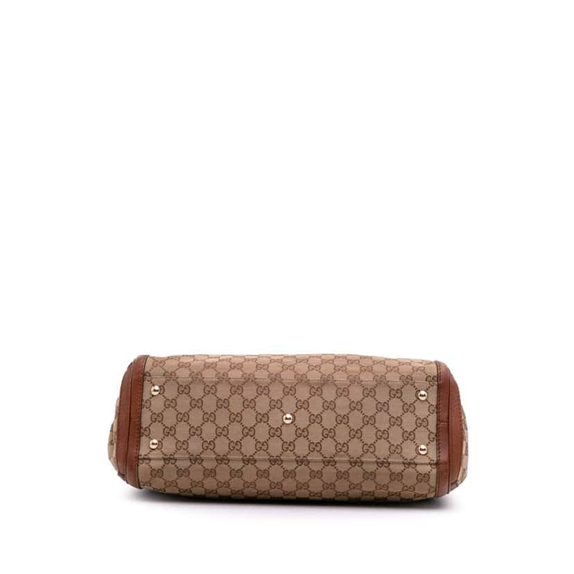 Gucci Medium GG Canvas Bella Tote Brown Canvas Good condition - Inside View