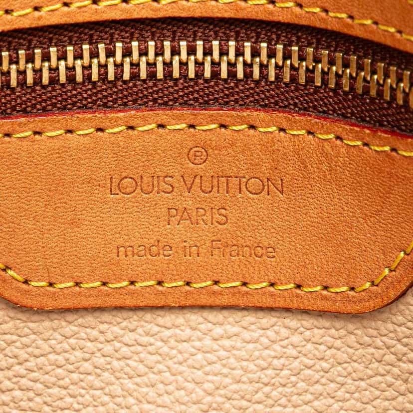 Louis Vuitton Monogram Petit Bucket Brown Good condition - Box View
