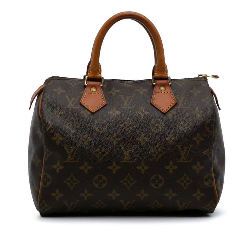 Louis Vuitton Monogram Speedy 25 Brown Fair condition - Front View