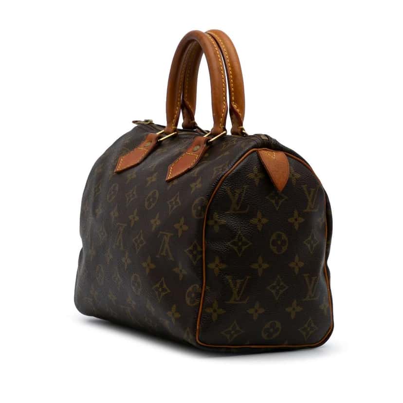 Louis Vuitton Monogram Speedy 25 Brown Fair condition - Back View