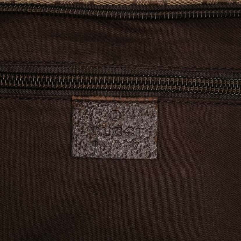 Gucci GG Canvas Web Crossbody Brown Canvas Good condition - Box View