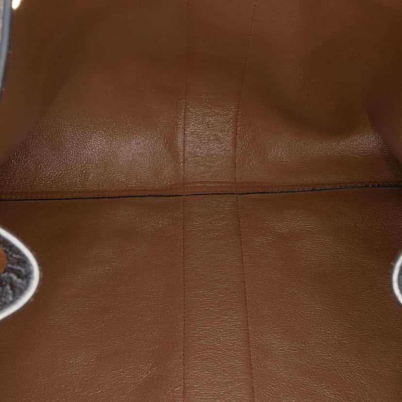 Gucci Large Web Suede Rajah Tote Brown Leather Good condition - Model View