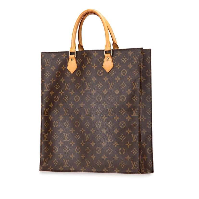 Louis Vuitton Monogram Sac Plat Brown Good condition - Back View