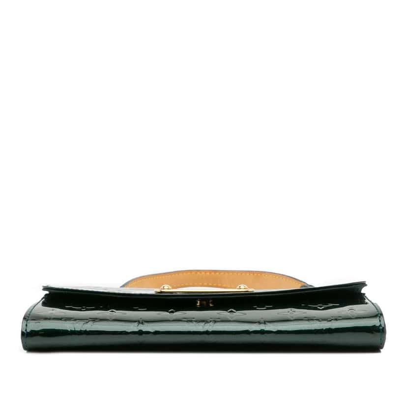 Louis Vuitton Monogram Vernis Sunset Boulevard Green Leather Good condition - Inside View