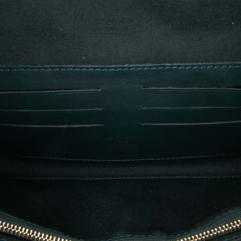 Louis Vuitton Monogram Vernis Sunset Boulevard Green Leather Good condition - Model View