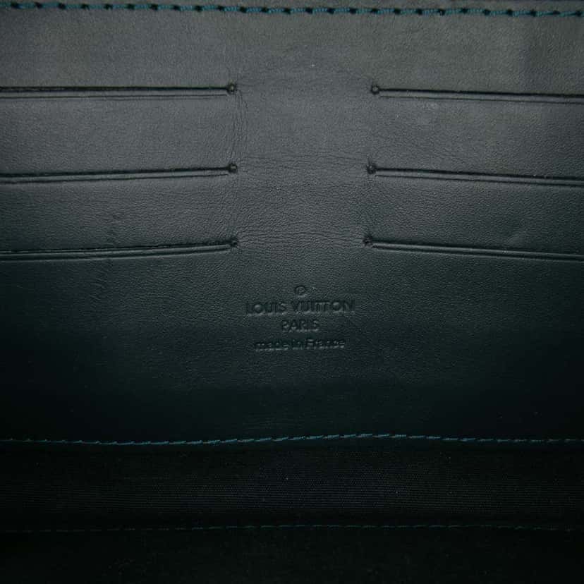 Louis Vuitton Monogram Vernis Sunset Boulevard Green Leather Good condition - Box View
