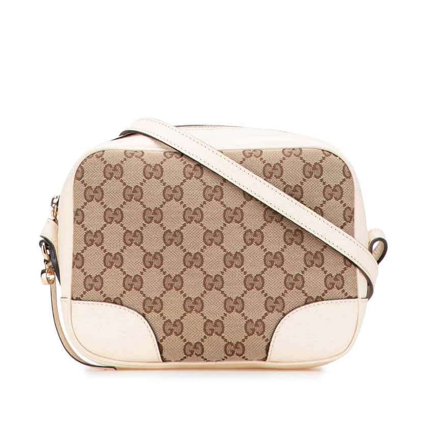 Gucci GG Canvas Bree Crossbody Brown Canvas Good condition - Front View