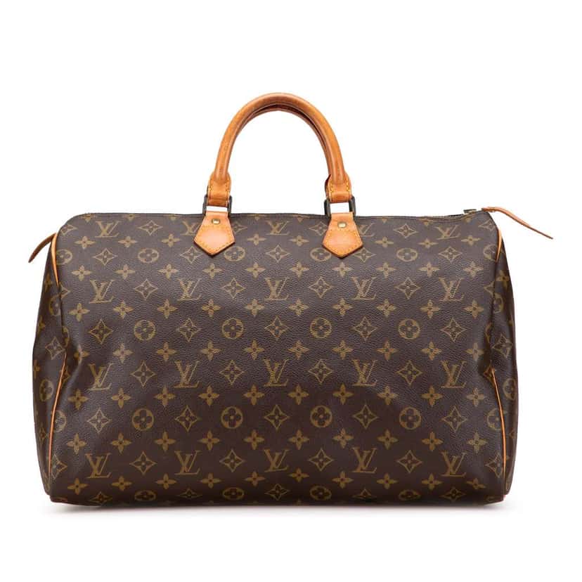 Louis Vuitton Monogram Speedy 40 Brown Good condition - Front View