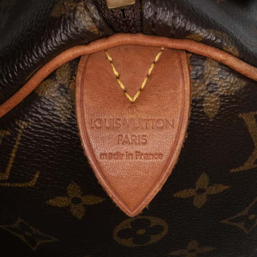 Louis Vuitton Monogram Speedy 30 Brown Canvas Good condition - Box View