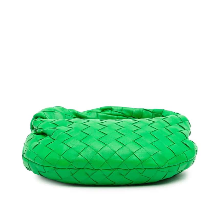 Bottega Veneta Mini Nappa Intrecciato Jodie Green Leather Good condition - Inside View