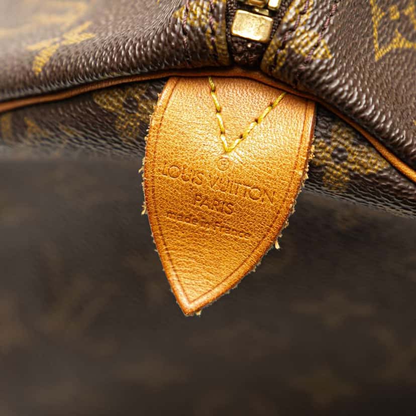 Louis Vuitton Monogram Speedy 30 Brown Canvas Good condition - Box View
