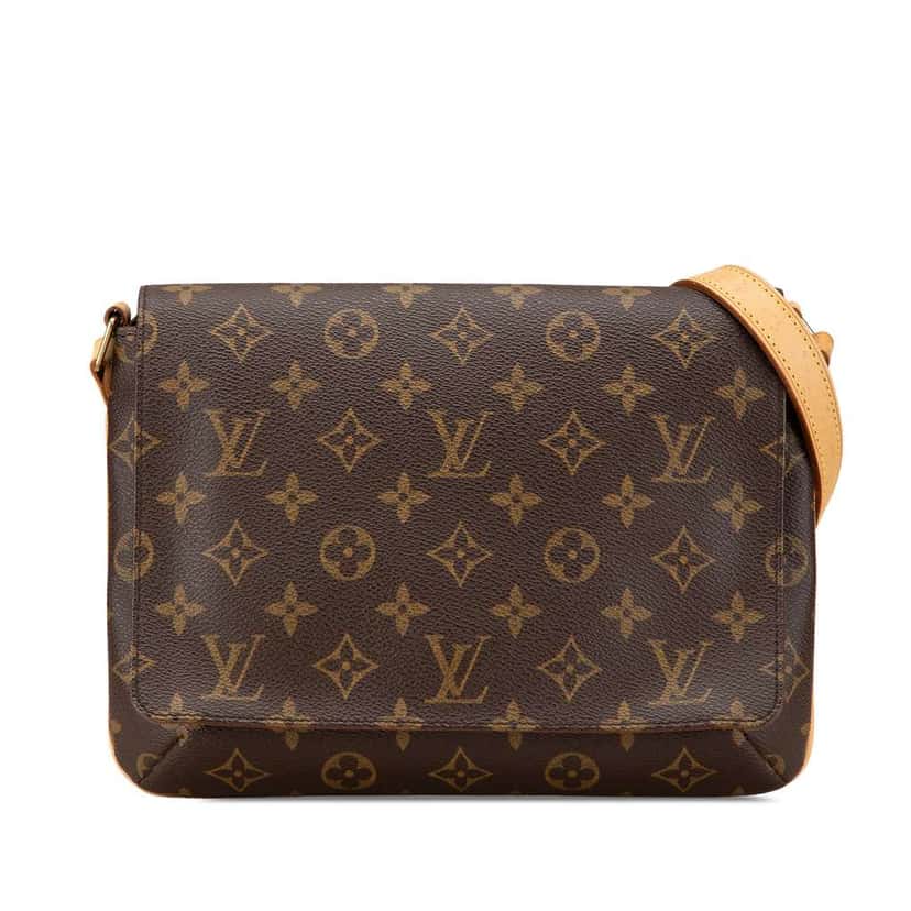 Louis Vuitton Monogram Musette Tango Short Strap Brown Canvas Good condition - Front View