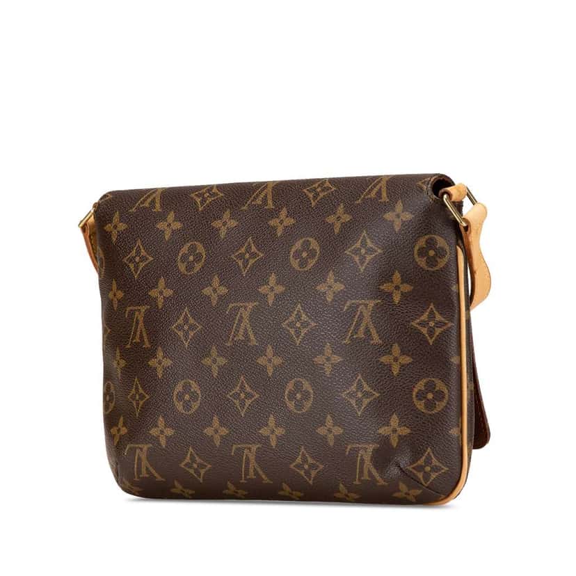 Louis Vuitton Monogram Musette Tango Short Strap Brown Canvas Good condition - Back View