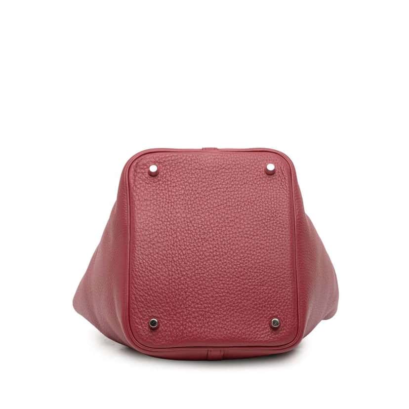 Hermès Clemence Picotin Lock 22 Red Leather Good condition - Inside View