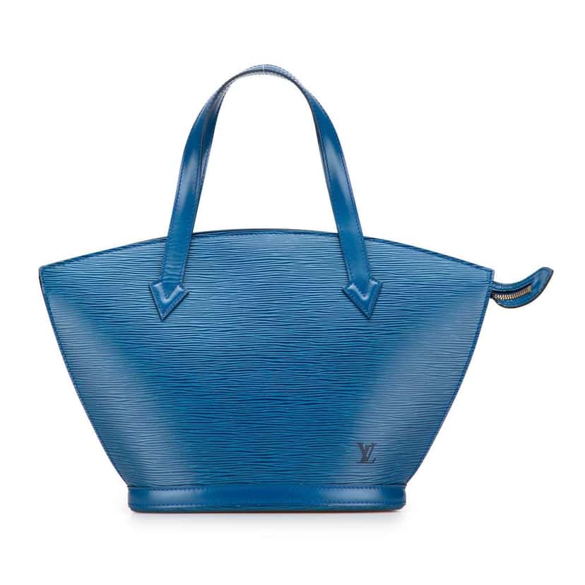 Louis Vuitton Epi Saint Jacques PM Short Strap Blue Leather Good condition - Front View