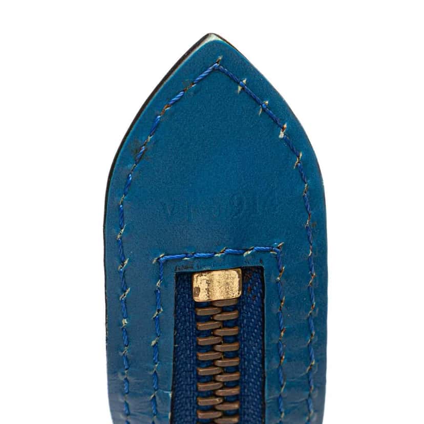 Louis Vuitton Epi Saint Jacques PM Short Strap Blue Leather Good condition - Box View