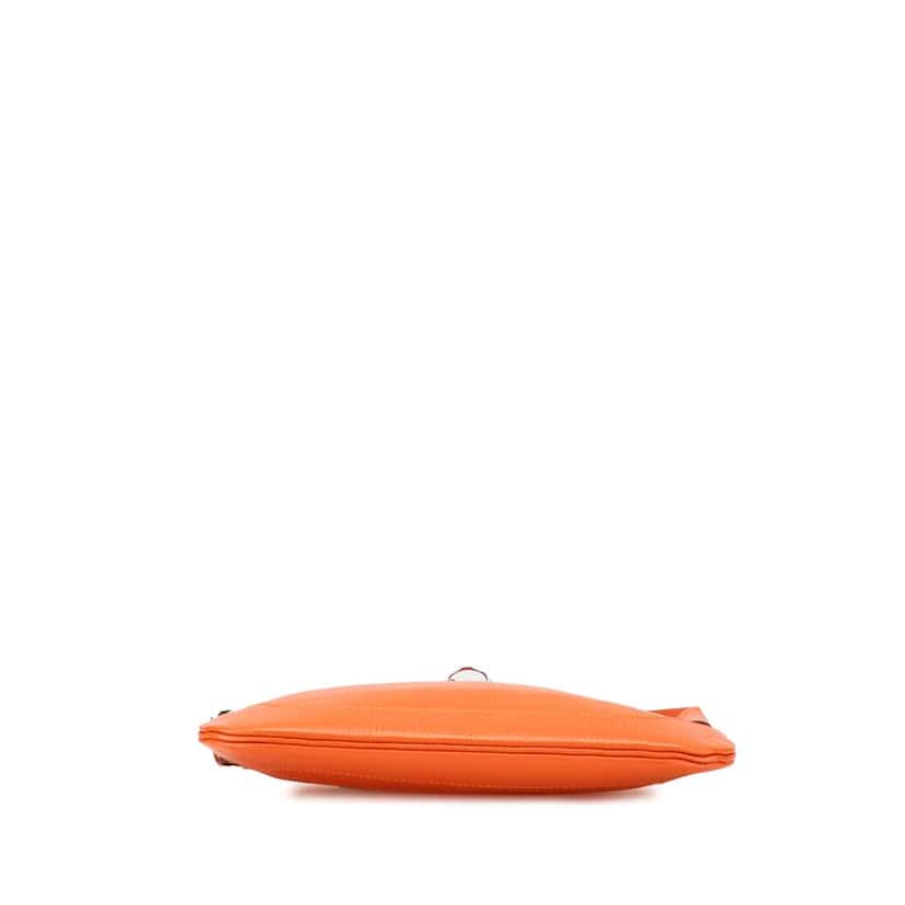 Hermès Clemence Trim Duo 24 Orange Leather Good condition - Inside View