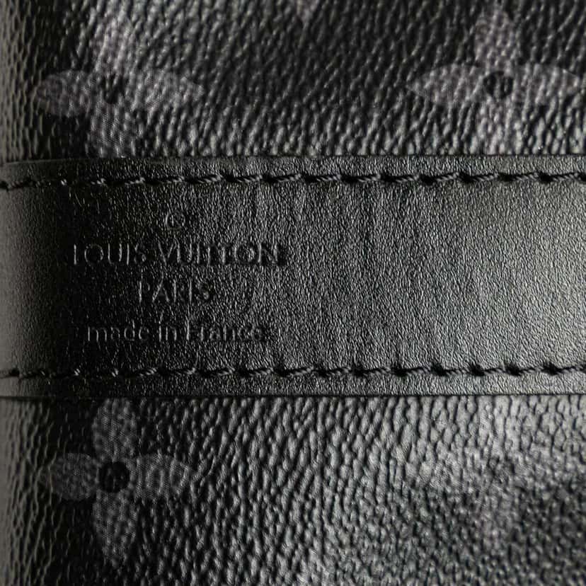 Louis Vuitton Monogram Eclipse Reverse Keepall Bandouliere 50 Grey Good condition - Box View