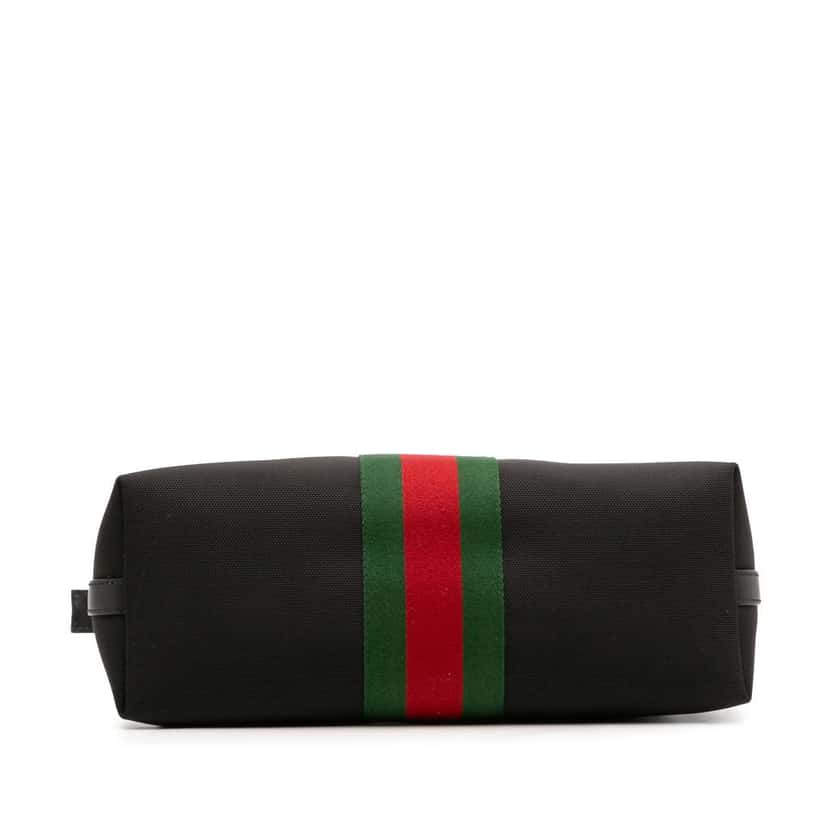 Gucci Techno Canvas Web Satchel Black Canvas Good condition - Inside View