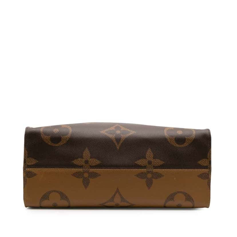 Louis Vuitton Monogram Reverse Giant OnTheGo GM Brown Good condition - Inside View