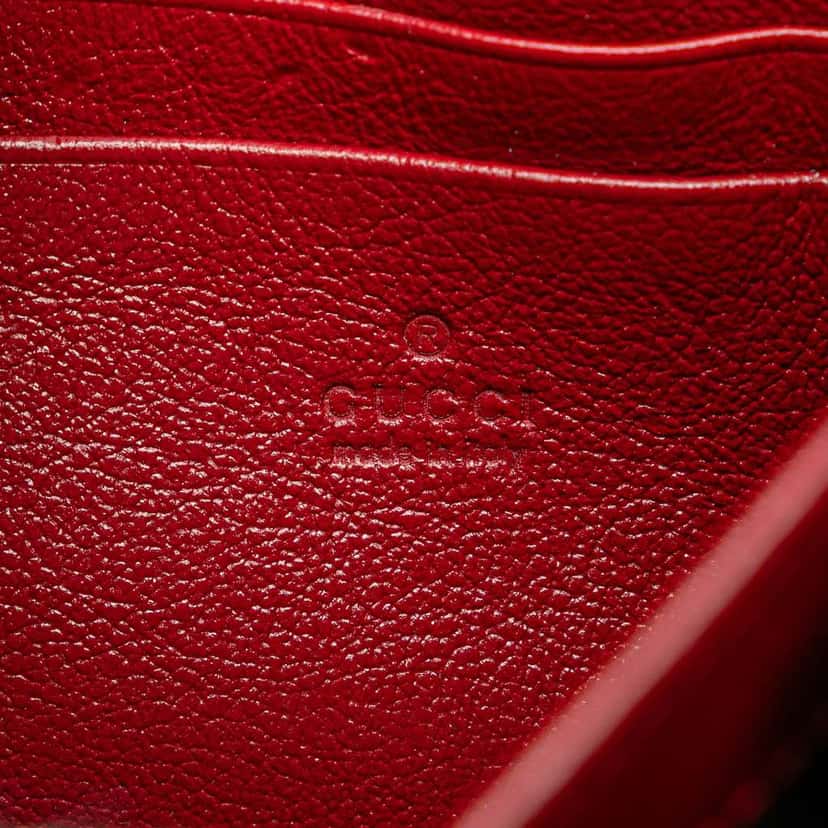Gucci GG Tweed Dionysus Wallet on Chain Black Tweed Good condition - Box View
