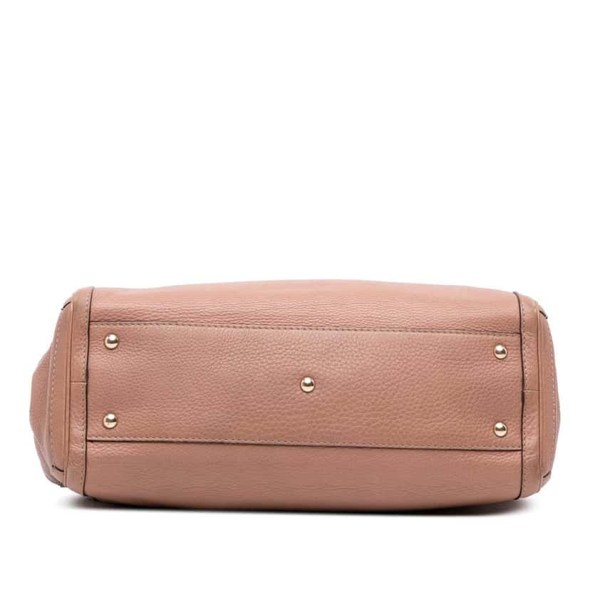 Gucci Medium Leather Bella Tote Pink Leather Good condition - Inside View