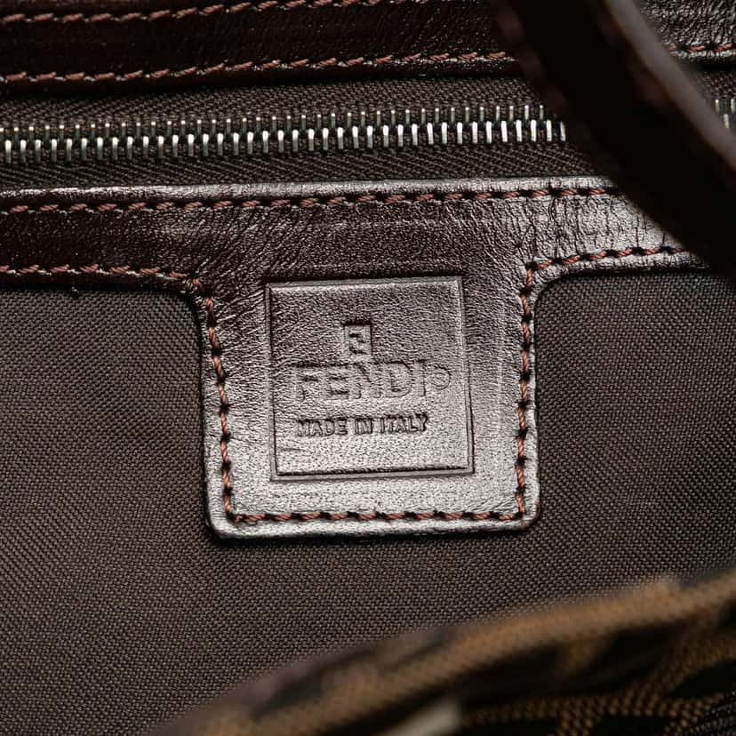 Fendi Zucca Canvas Shoulder Bag Brown Canvas Good condition - Box View