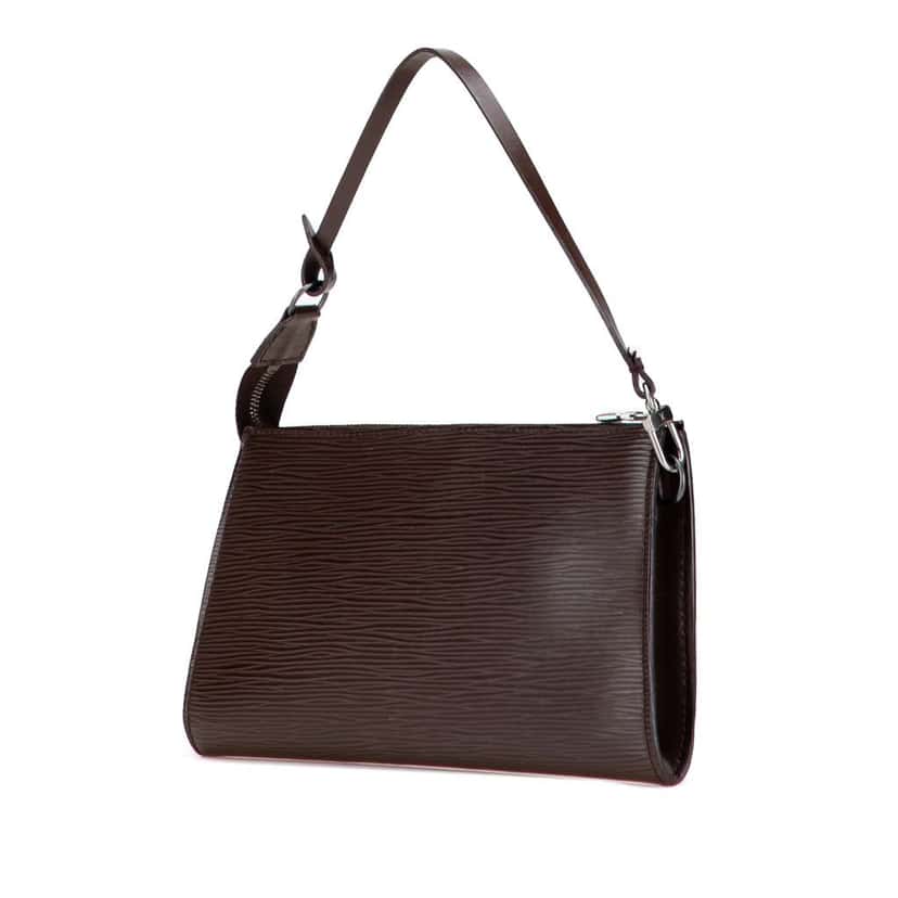 Louis Vuitton Epi Pochette Accessoires Brown Leather Good condition - Back View