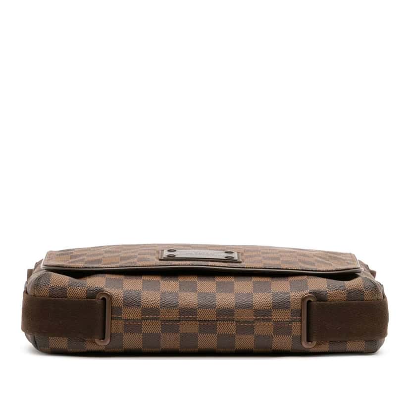 Louis Vuitton Damier Ebene Brooklyn MM Brown Canvas Good condition - Inside View