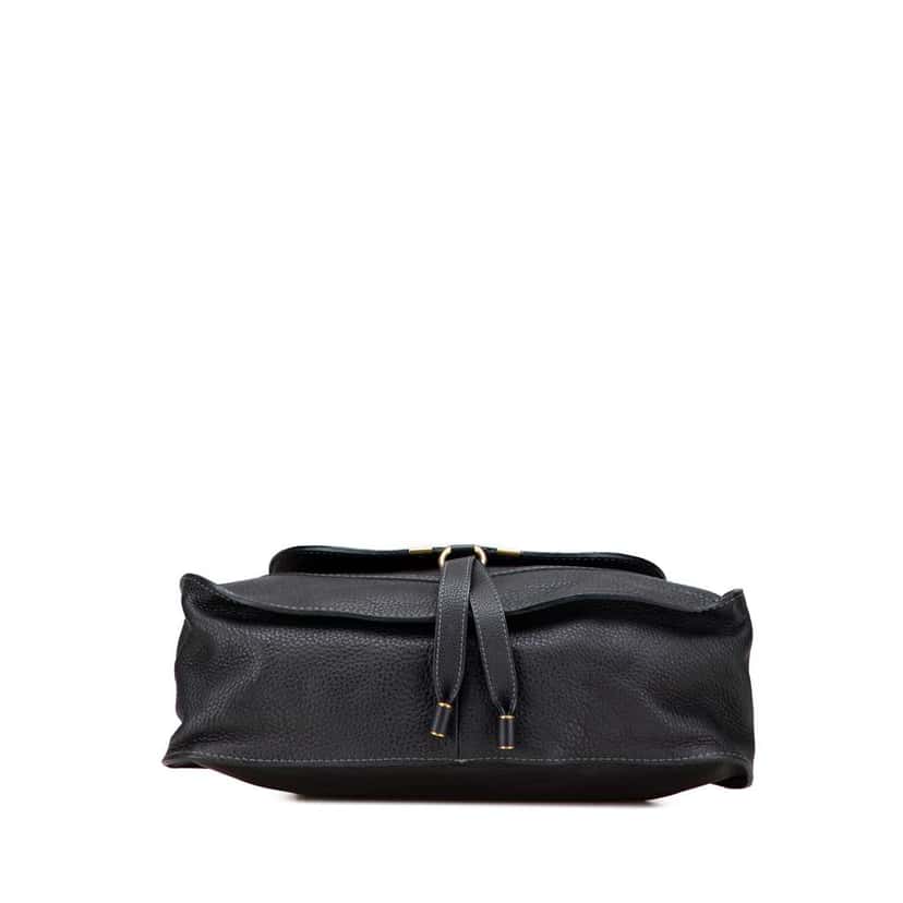 Chloé Medium Leather Marcie Satchel Black Leather Good condition - Inside View