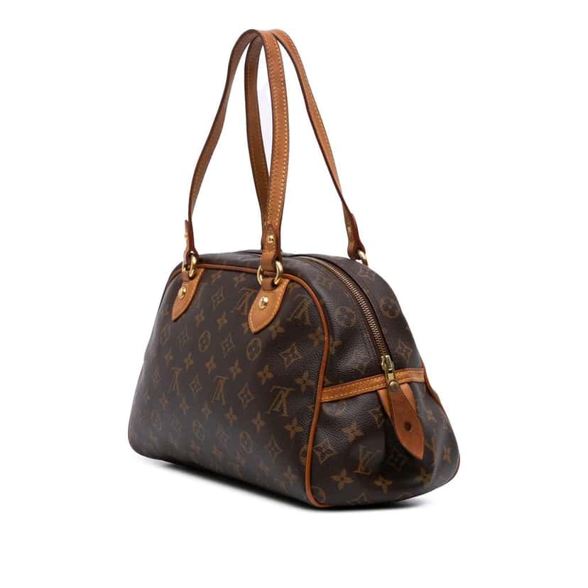 Louis Vuitton Monogram Montorgueil PM Brown Canvas Good condition - Back View