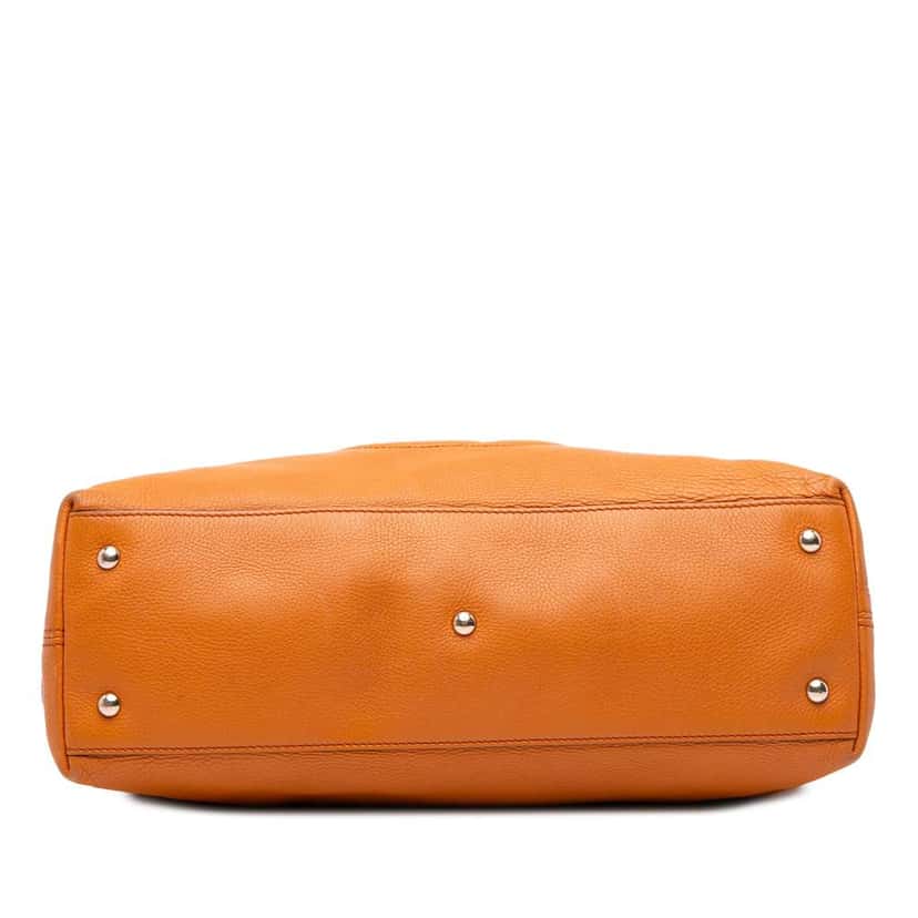 Gucci Medium Leather Soho Working Satchel Orange Leather Good condition - Inside View