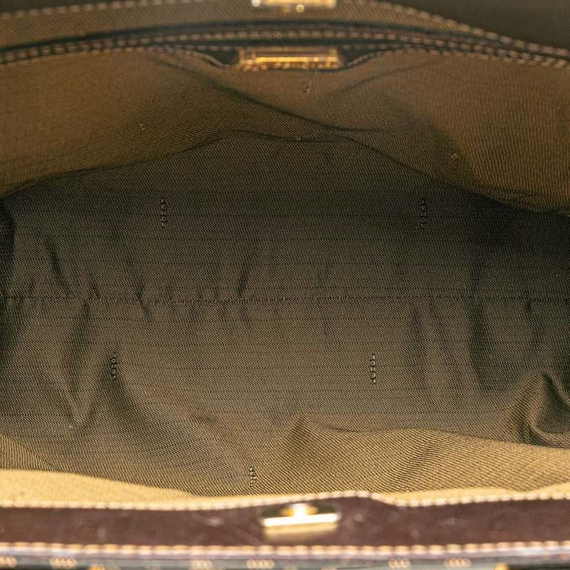 Fendi Zucca Canvas Twins Tote Brown Canvas Good condition - Model View