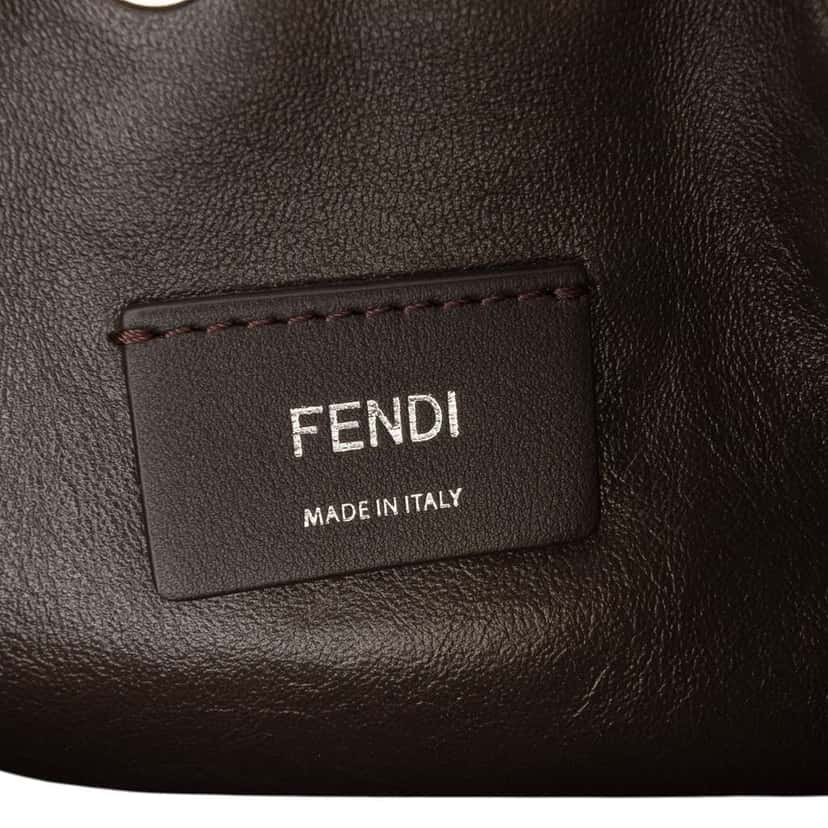 Fendi Mini Leather Mon Tresor Pocket Bucket Bag Pink Leather Good condition - Box View