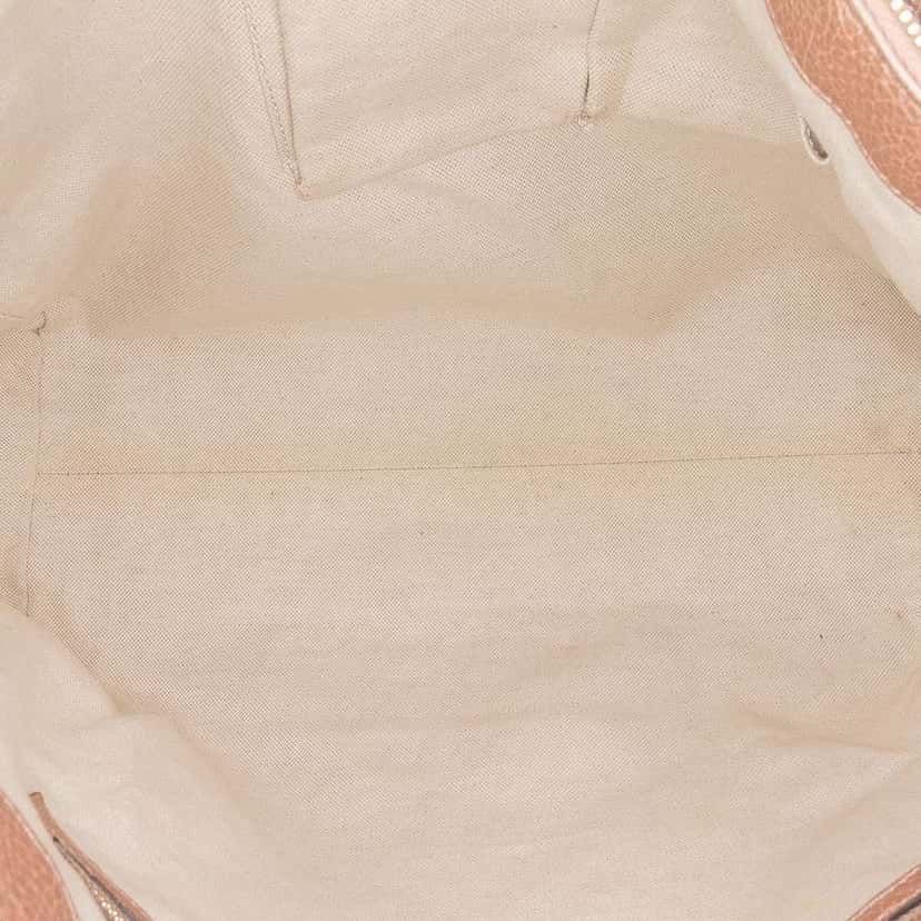 Gucci Large GG Canvas Bella Satchel Brown Canvas Good condition - Model View