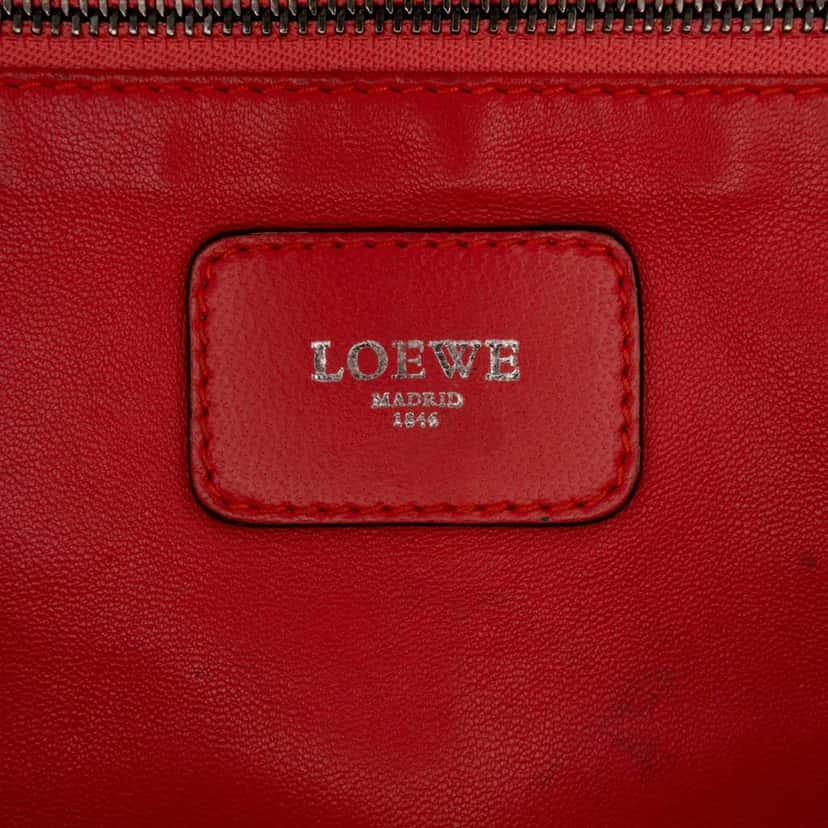 Loewe Tricolor Leather Amazona 36 Orange Leather Good condition - Box View