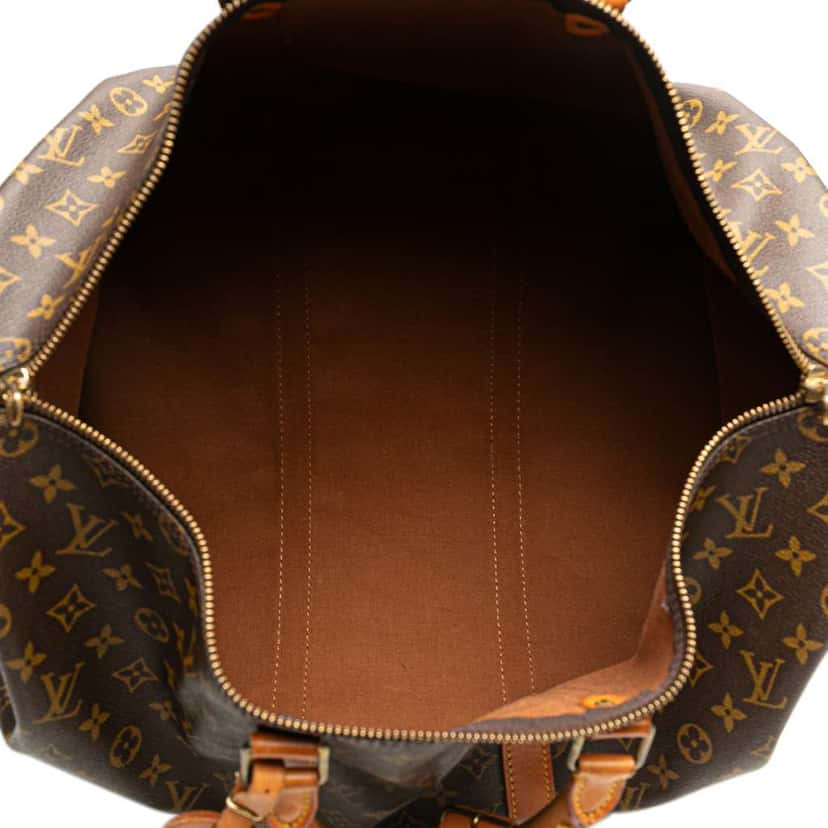 Louis Vuitton Monogram Keepall 50 Brown Good condition - Model View