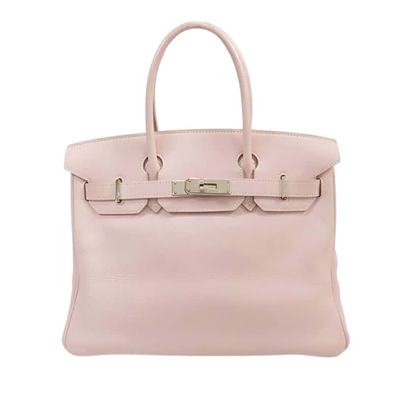 Hermès Swift Birkin Retourne 30 Pink Leather Good condition - Front View