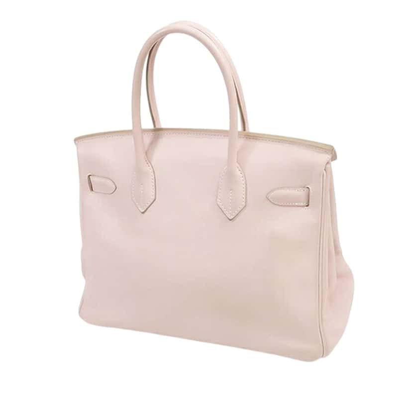 Hermès Swift Birkin Retourne 30 Pink Leather Good condition - Back View