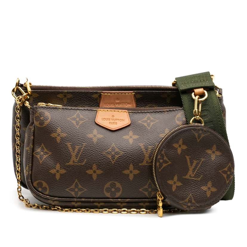 Louis Vuitton Monogram Multi Pochette Accessoires Brown Canvas Good condition - Front View