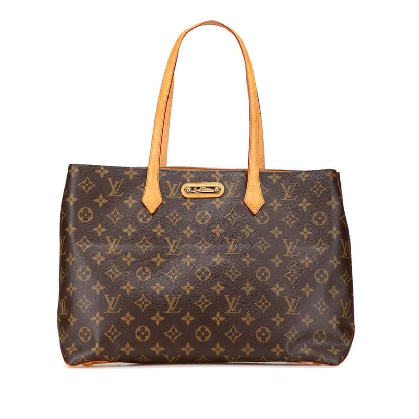Louis Vuitton Monogram Wilshire MM Brown Good condition - Front View